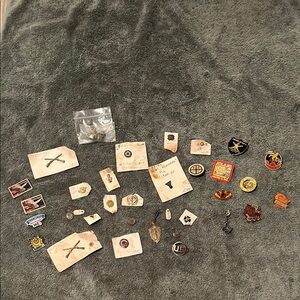 Vintage & Contemporary Pin and Badge Collection